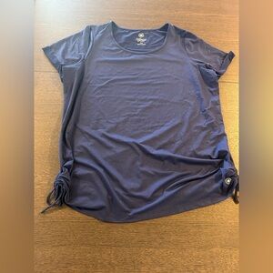 Fullbeauty Sport Women Short-Sleeve Athletic W Side Drawstrings/Ruchings Sz XL